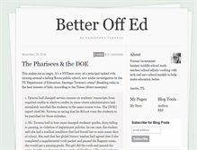 Tablet Screenshot of betteroffedu.com